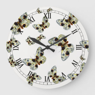 Reloj Redondo Grande Abraxas sylvata - La polilla magpie nublada