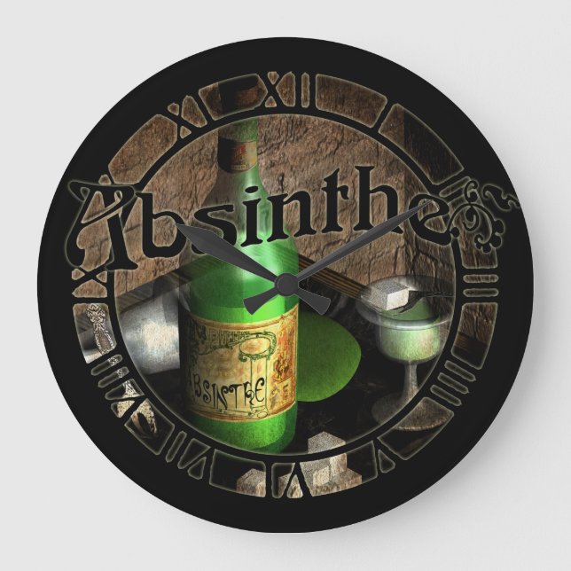 Reloj Redondo Grande Absinthe Tray (Anverso)