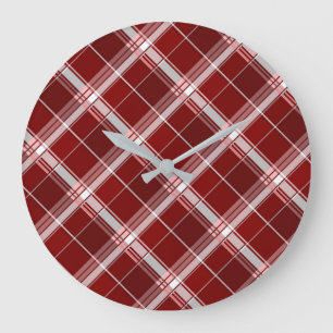 Reloj Redondo Grande Abstracción geométrica cuadrada 7