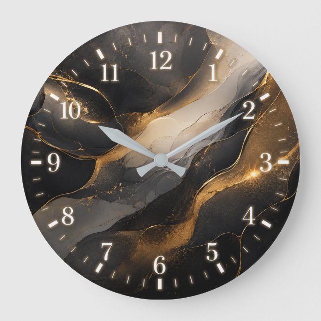 Reloj Redondo Grande Abstract Clock 2026 (Anverso)