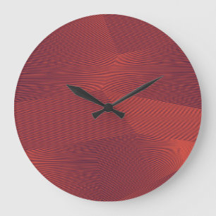 Reloj Redondo Grande Abstract, trendy, modern geometric graphic art