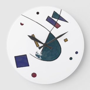 Reloj Redondo Grande Abstract Verdi Wall Clock