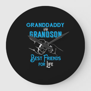 Reloj Redondo Grande Abuelo y los mejores amigos de por vida