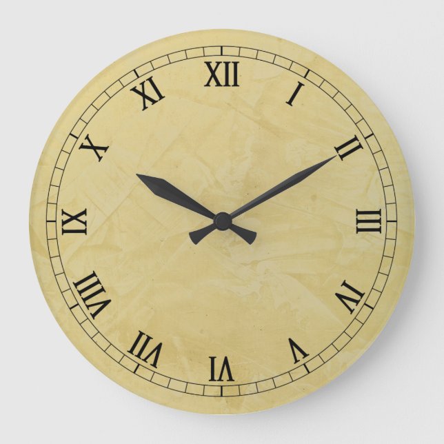 Reloj Redondo Grande Acabado Falso Sol Toscano (Anverso)