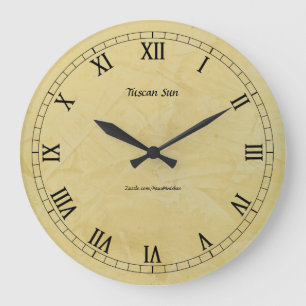 Reloj Redondo Grande Acabado Falso Sol Toscano 2.0