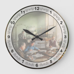 Reloj Redondo Grande Accountant - The- Bookkeeping dept 1902