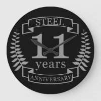 Acero Undécimo aniversario boda 11 años