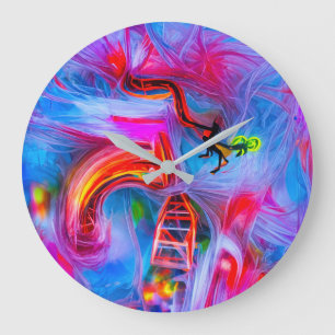 Reloj Redondo Grande Acrofobia