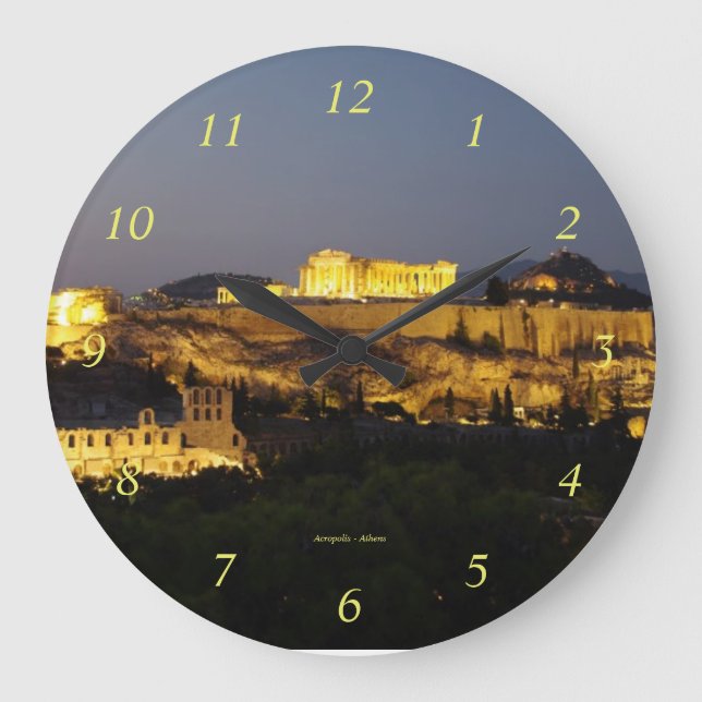 Reloj Redondo Grande Acrópolis - Atenas (Anverso)
