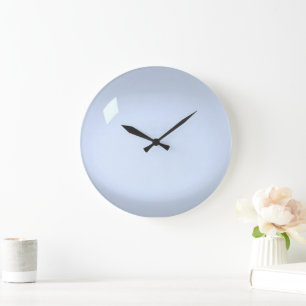 Reloj Redondo Grande Acrylic Azul Claro