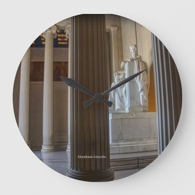 Reloj Redondo Grande Acrylic Wall Clock (Anverso)