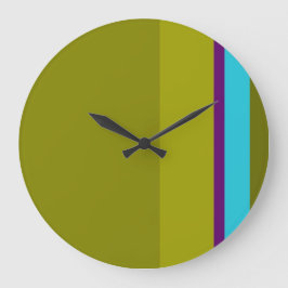 Reloj Redondo Grande Acto Aleatorio de Violeta