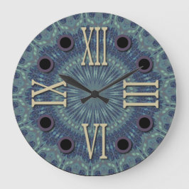 Reloj Redondo Grande Actualización de invierno de numerales romanos 002