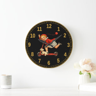 Reloj Redondo Grande Adiós Cuntaroos Humor Divertido Sarcástico Retro