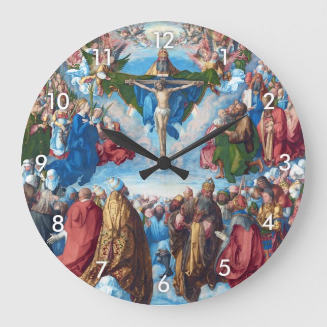 Reloj Redondo Grande Adoración de la Trinidad, Albrecht Durer (Anverso)