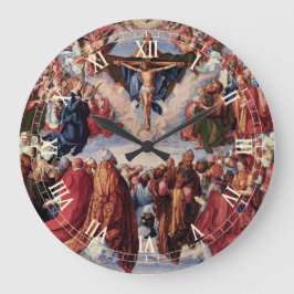 Reloj Redondo Grande Adoración de la Trinidad por Albrecht Durer, 1511