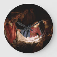 Adoración de los pastores por Honthorst