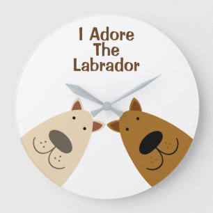 Reloj Redondo Grande Adore Labrador