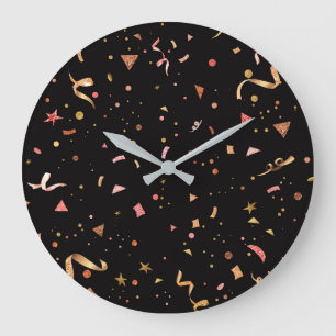 Reloj Redondo Grande Adornos de Celebración 2