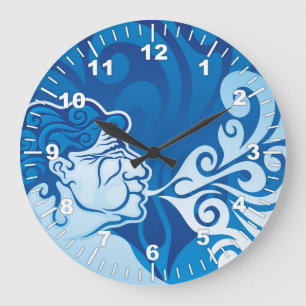 Reloj Redondo Grande Aeolus