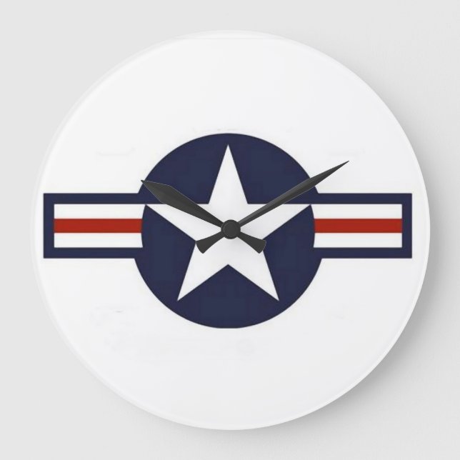 Reloj Redondo Grande Aeronaves de la Fuerza Aérea de la Segunda Guerra  (Anverso)