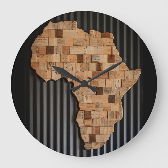 Reloj Redondo Grande África (Anverso)