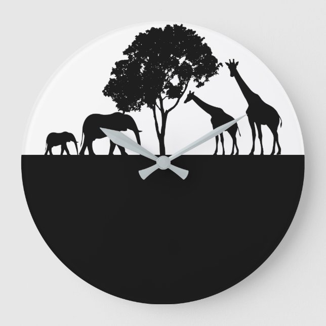 Reloj Redondo Grande African wall clock amazing gift (Anverso)