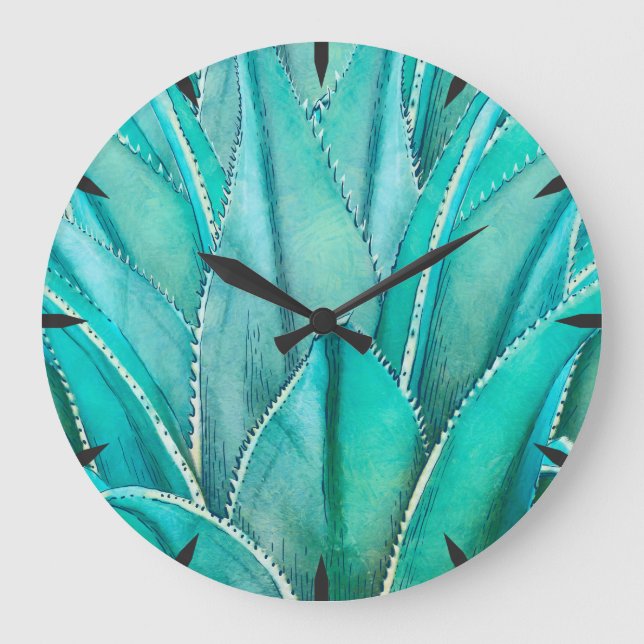 Reloj Redondo Grande Agave (Anverso)