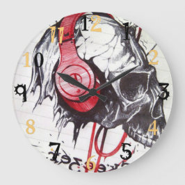 Reloj Redondo Grande Agradable estreno de Halloween