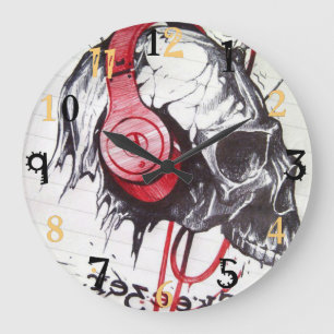 Reloj Redondo Grande Agradable estreno de Halloween