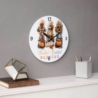Reloj Redondo Grande Agradecimiento de agradecimiento
