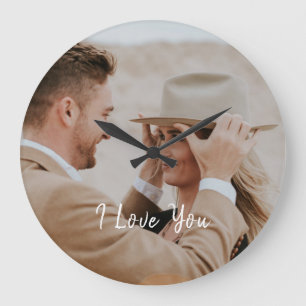 Reloj Redondo Grande Agrega tu propia foto personalizada