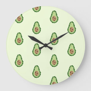 Reloj Redondo Grande Aguacate en Puntos