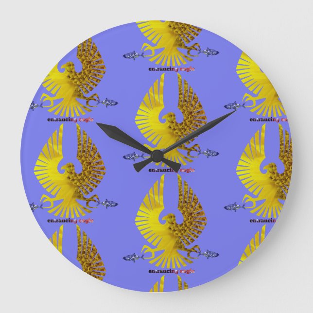 Reloj Redondo Grande águila de entrada (Anverso)