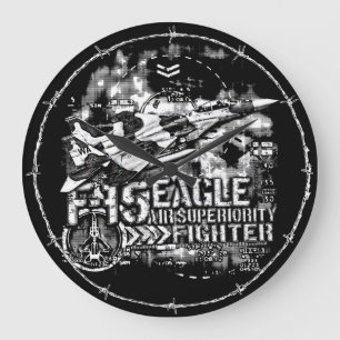 Reloj Redondo Grande Águila F-15