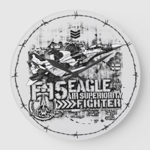 Reloj Redondo Grande Águila F-15