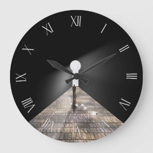 Reloj Redondo Grande Agujero clave en el espacio