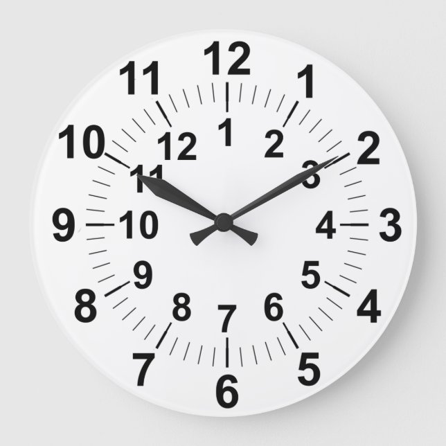 Reloj Redondo Grande Ahorro horario/reloj estándar (Anverso)