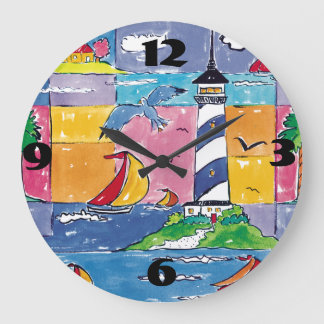 Reloj Redondo Grande Ahoy Wall Clock