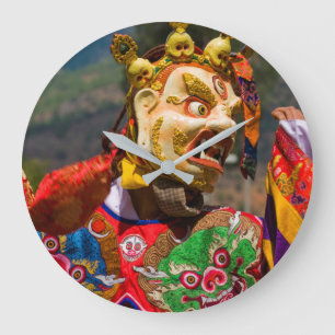 Reloj Redondo Grande Aisan Festival Dancer