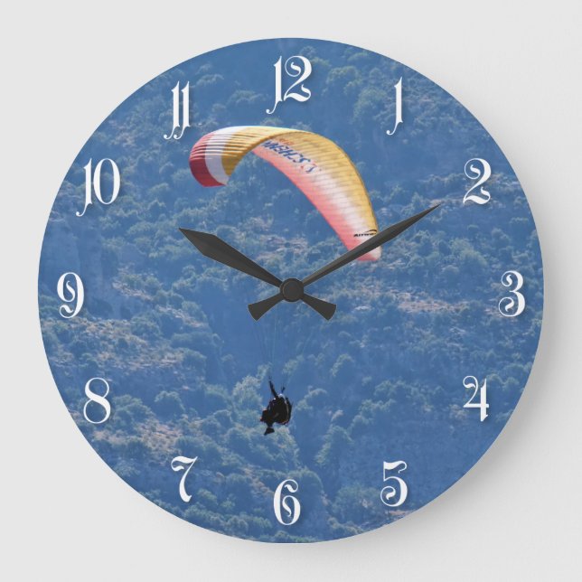 Reloj Redondo Grande Ala flexible (Anverso)