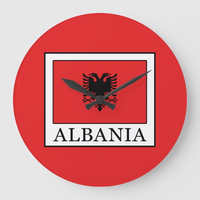 Reloj Redondo Grande Albania (Anverso)