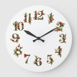 Reloj Redondo Grande Alegre Navidad