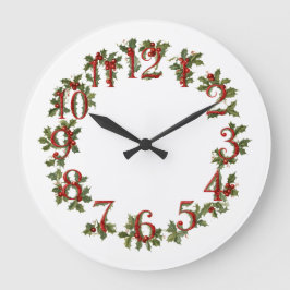 Reloj Redondo Grande Alegre Navidad