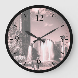 Reloj Redondo Grande Alemania Vintage Múnich Sendlinger Platz Matthäus