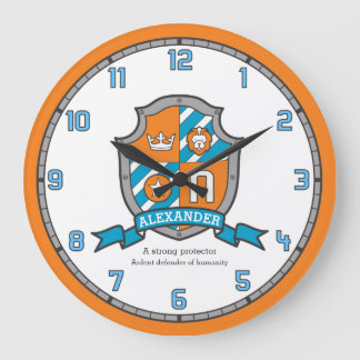 Reloj Redondo Grande Alexander boys nombra a un caballero que significa