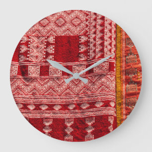 Reloj Redondo Grande Alfombra Roja En El Mercado