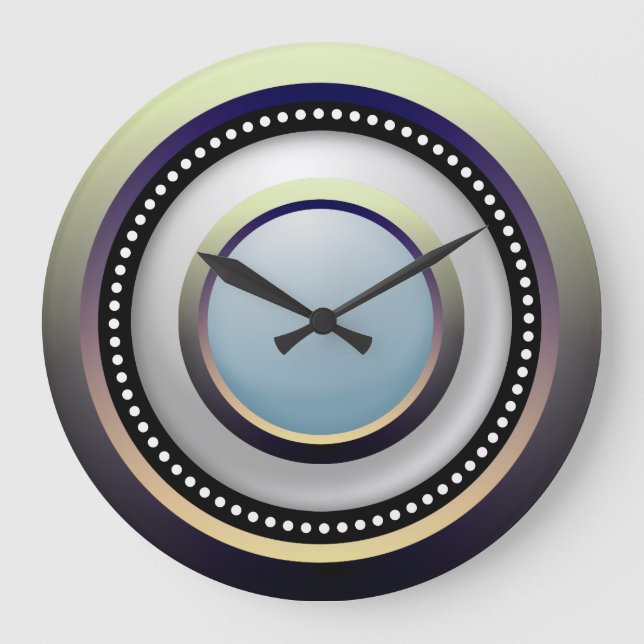 Reloj Redondo Grande Algae Tinge (Anverso)