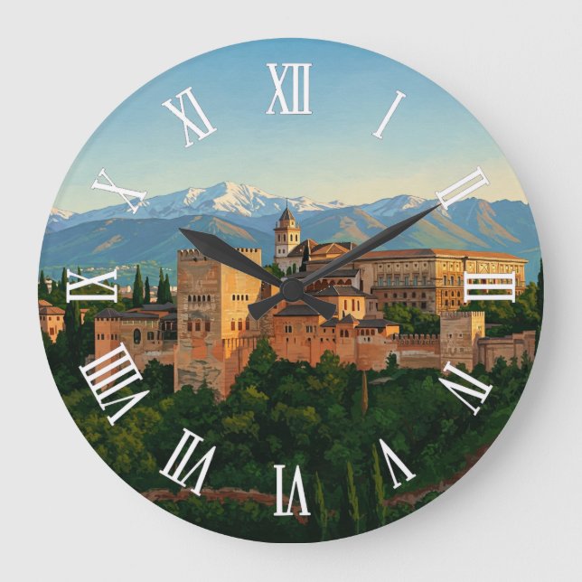 Reloj Redondo Grande Alhambra Granada Spain Travel (Anverso)