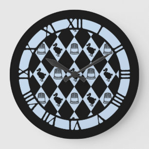 Reloj Redondo Grande Alice Dodo Thimble Pattern